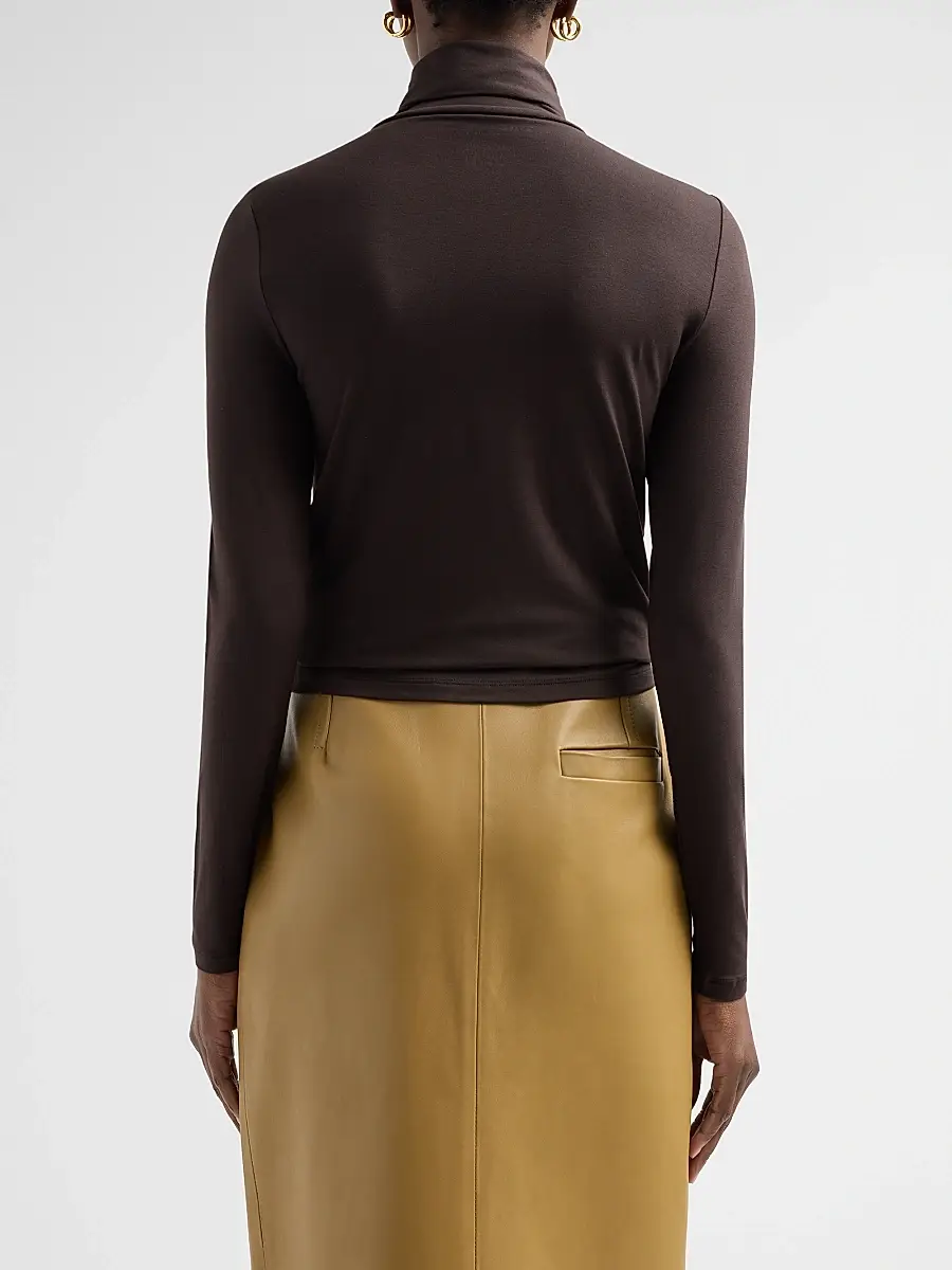 MAJESTIC FILATURES Women's Soft Touch Turtleneck Top | Thumbnail 3 MAJESTIC FILATURES Women's Soft Touch Turtleneck Top | Thumbnail 3