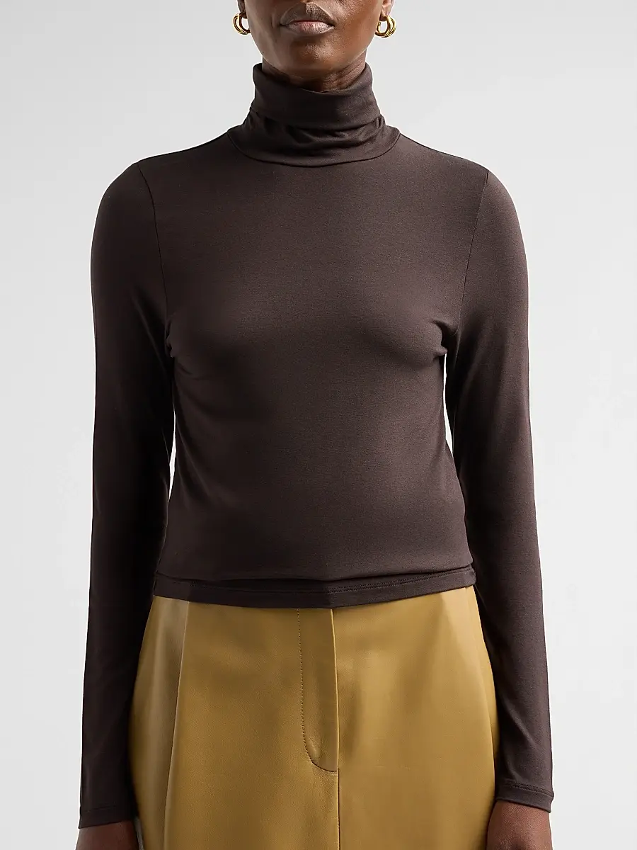 MAJESTIC FILATURES Women's Soft Touch Turtleneck Top | Thumbnail 5 MAJESTIC FILATURES Women's Soft Touch Turtleneck Top | Thumbnail 5