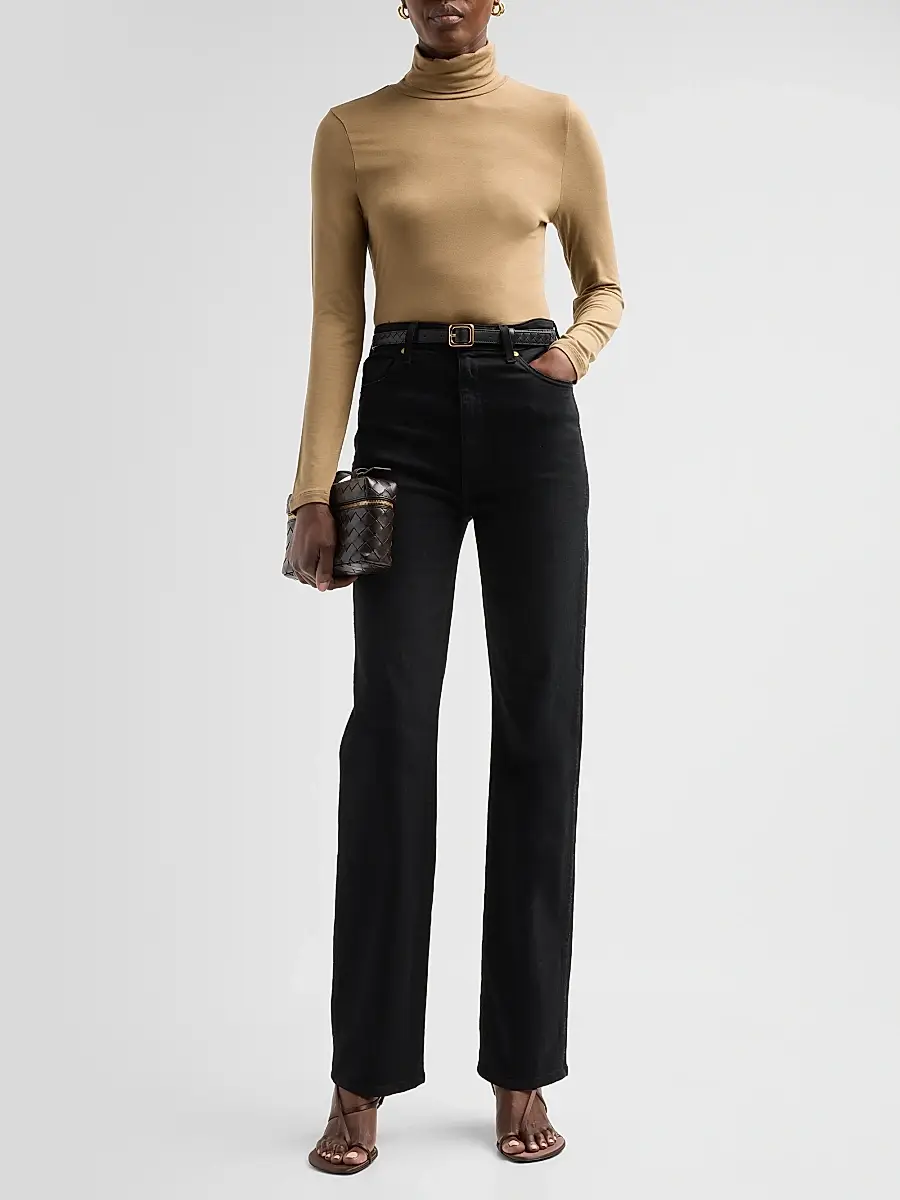 MAJESTIC FILATURES Women's Soft Touch Turtleneck Top | Thumbnail 2