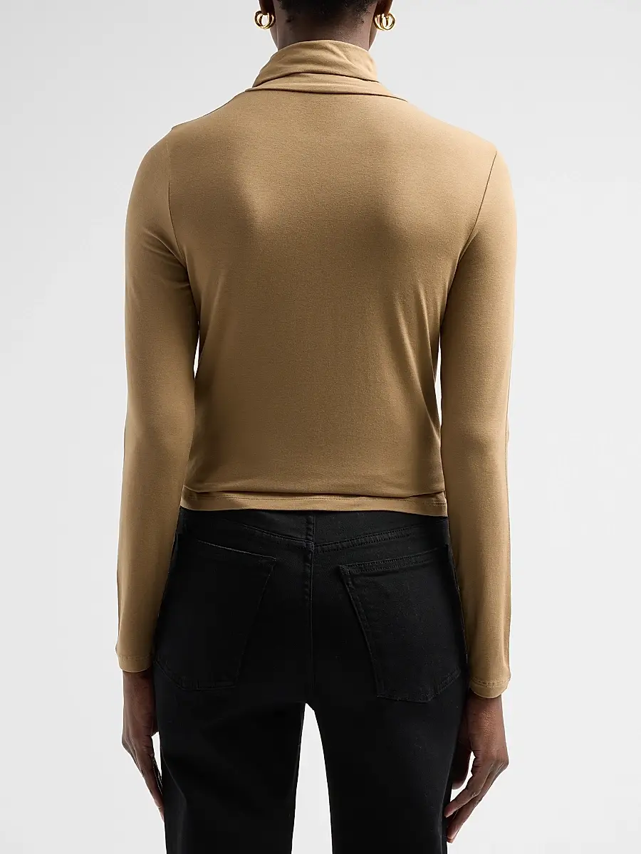 MAJESTIC FILATURES Women's Soft Touch Turtleneck Top | Thumbnail 3