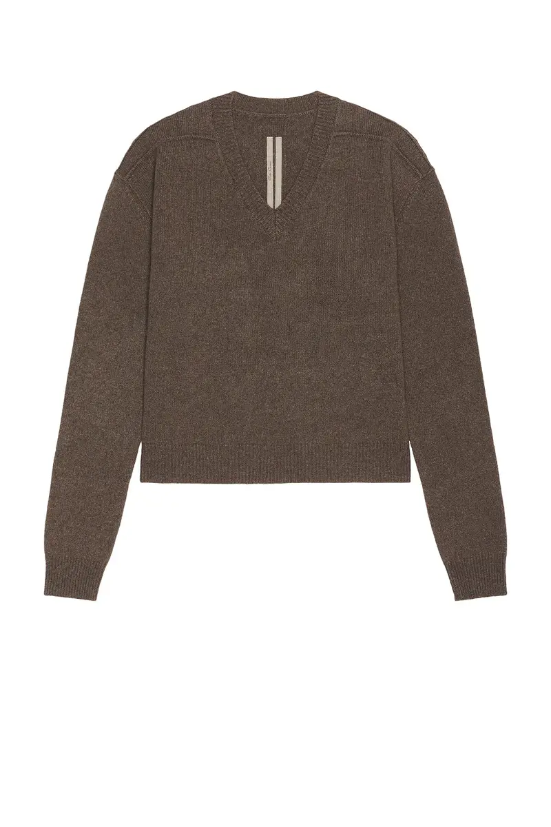 Rick Owens Tommy V Neck Sweater | Thumbnail 4