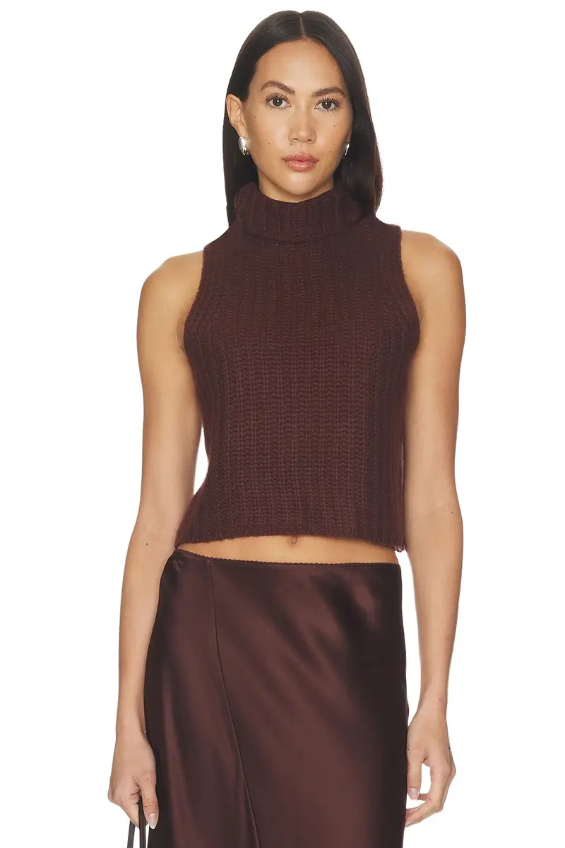 Saige Cropped Turtleneck Top Saige Cropped Turtleneck Top