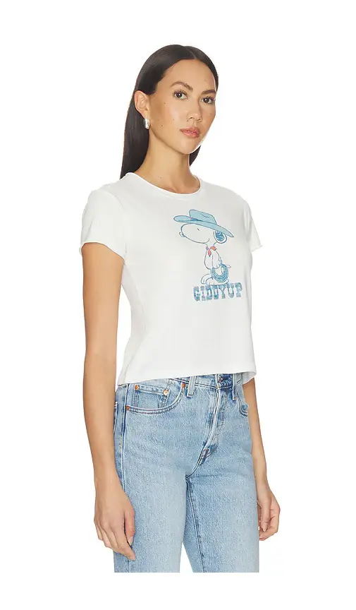 Junk Food Giddy Up Snoopy Tee | Thumbnail 2