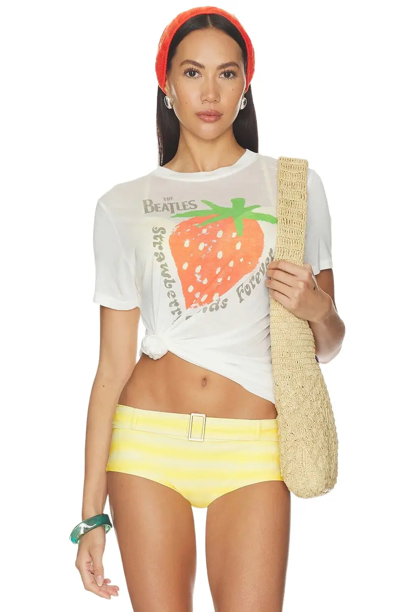 The Beatles Strawberry Fields Tee The Beatles Strawberry Fields Tee