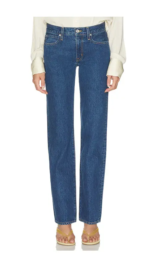 SLVRLAKE Chloe Low Rise Straight Leg Jean | Image 1 SLVRLAKE Chloe Low Rise Straight Leg Jean | Image 1