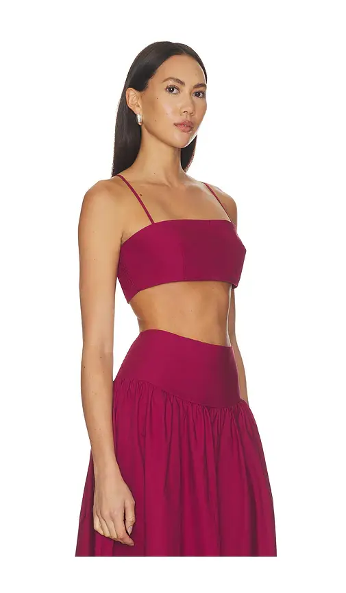 susana monaco Poplin Crop String Top | Thumbnail 2 susana monaco Poplin Crop String Top | Thumbnail 2