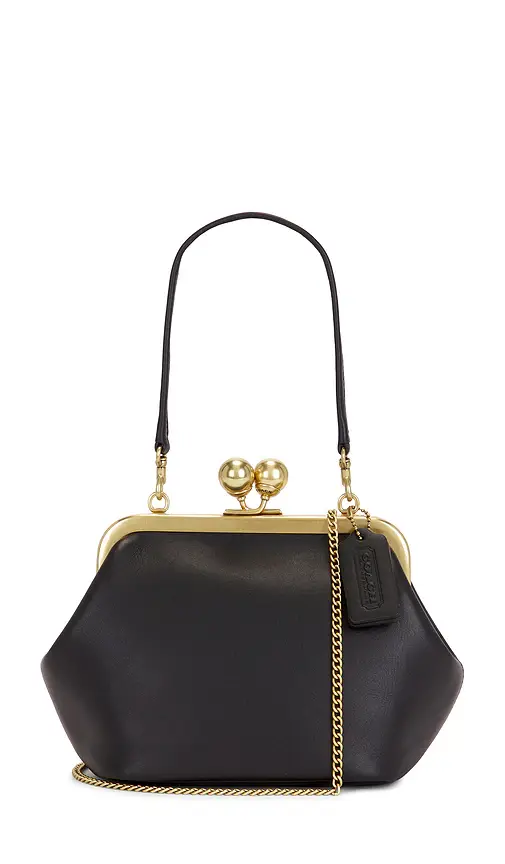 Coach Glovetanned Leather Kisslock Frame Bag | Image 1 Coach Glovetanned Leather Kisslock Frame Bag | Image 1