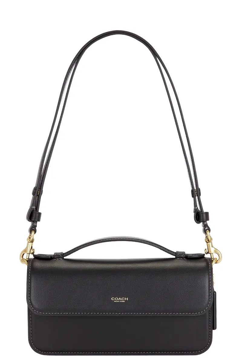 Refined Calf Leather New York Elora Top Handle Crossbody Bag Refined Calf Leather New York Elora Top Handle Crossbody Bag