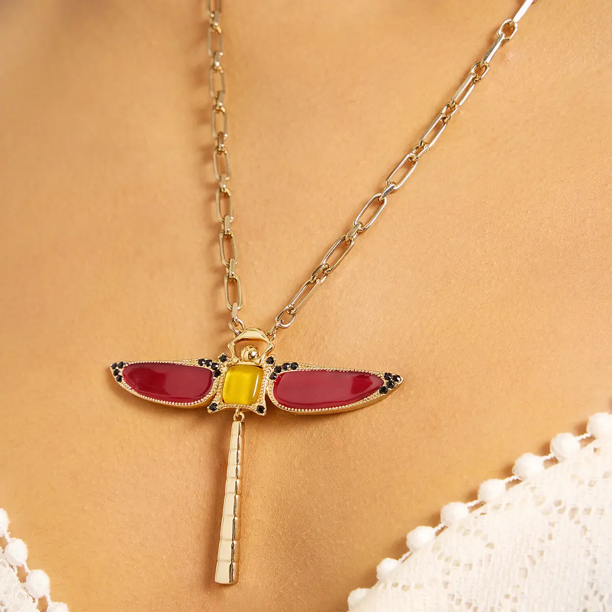 La Double J Dragonfly Necklace | Thumbnail 2 La Double J Dragonfly Necklace | Thumbnail 2