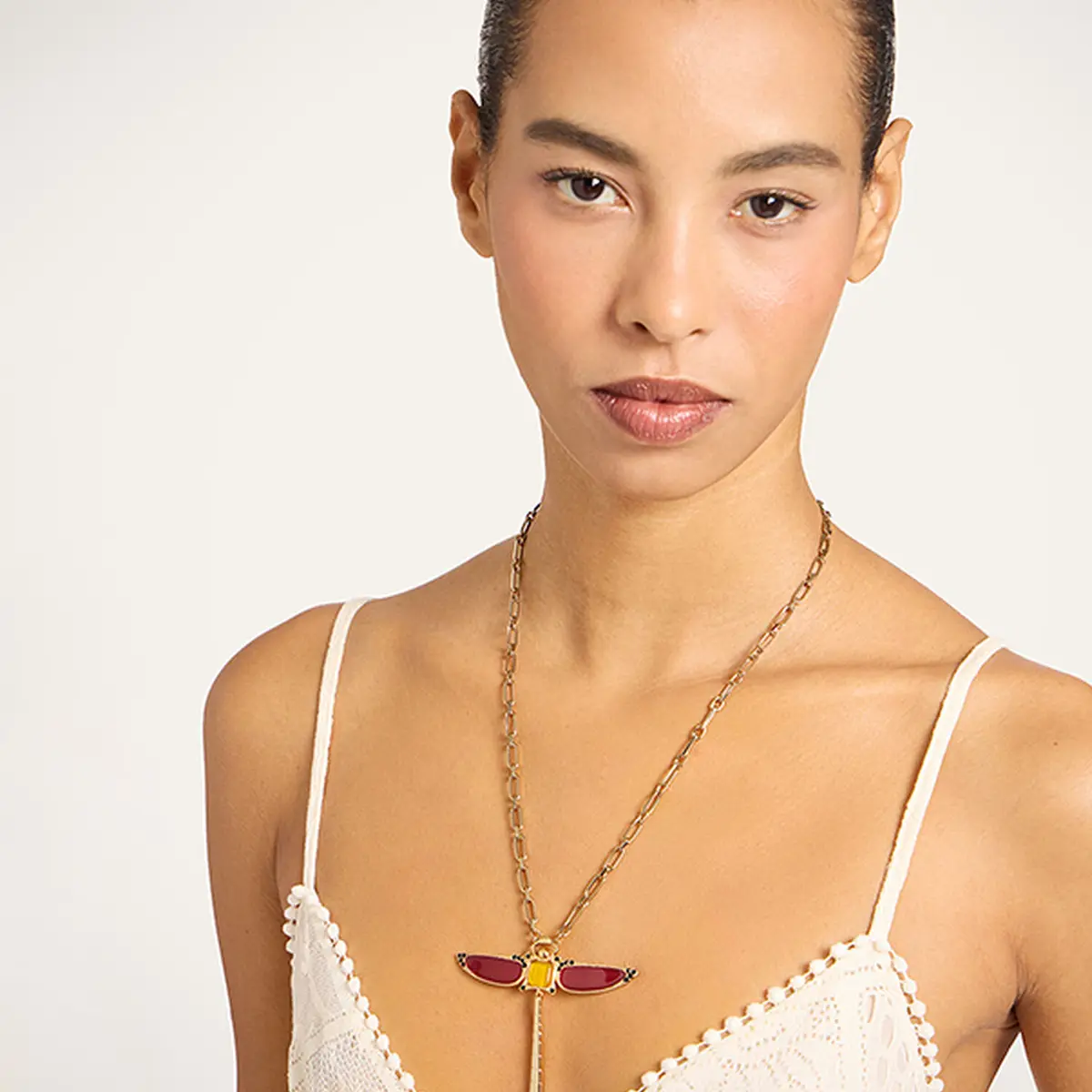 La Double J Dragonfly Necklace | Image 1 La Double J Dragonfly Necklace | Image 1