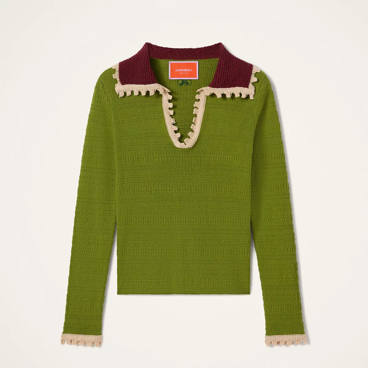 La Double J Picket Polo Jumper | Thumbnail 6 La Double J Picket Polo Jumper | Thumbnail 6