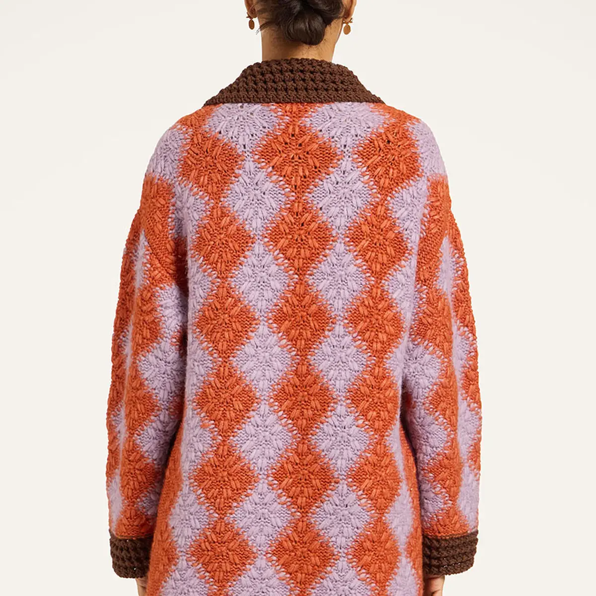 La Double J Crochet Bowling Cardigan | Thumbnail 2 La Double J Crochet Bowling Cardigan | Thumbnail 2