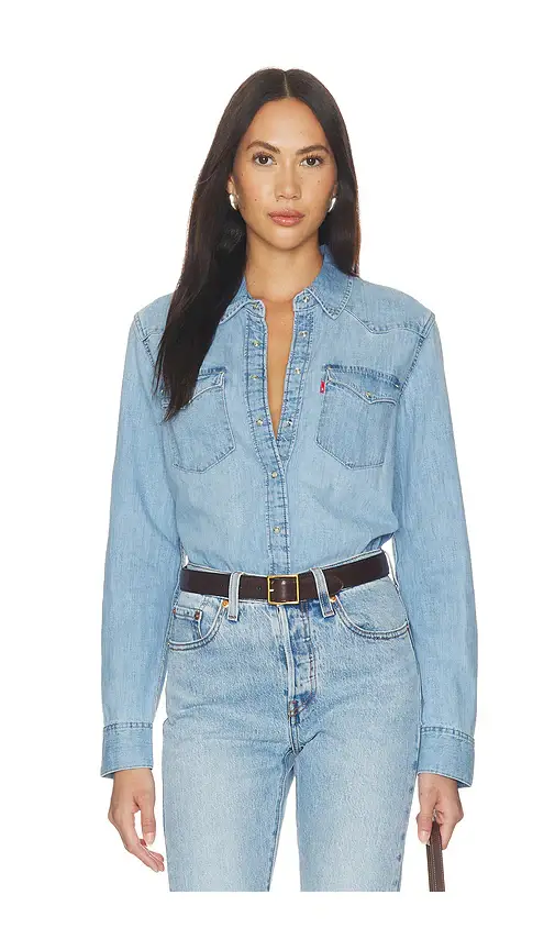 LEVI'S Heritage Western Denim Shirt | Image 1 LEVI'S Heritage Western Denim Shirt | Image 1