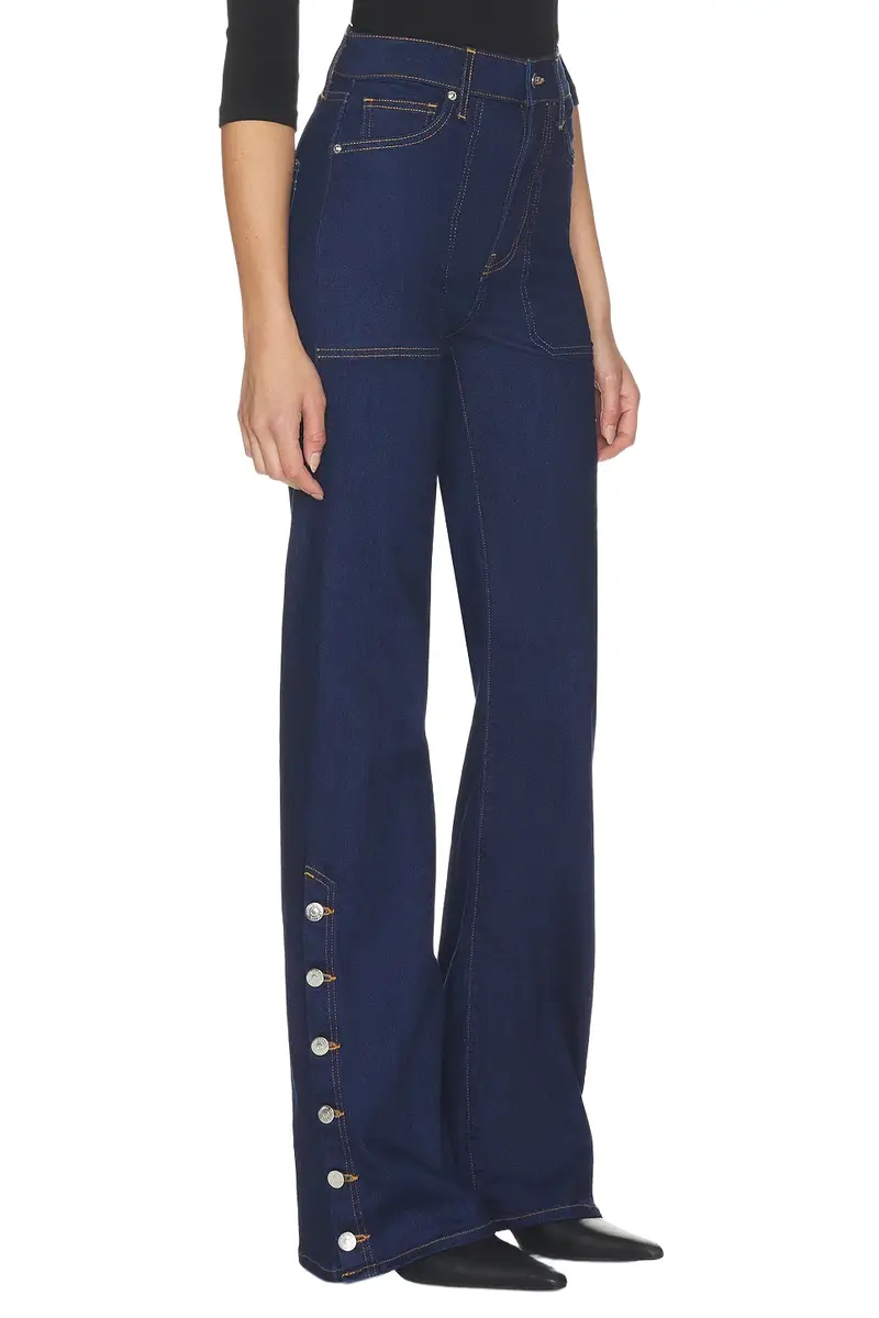 Veronica Beard Crosbie High Rise Wide Leg Jeans