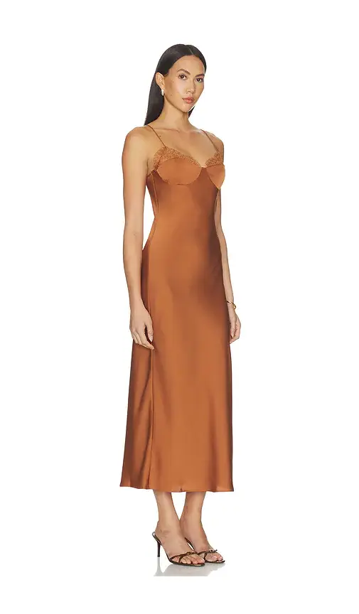 Elodie the Label Nocturne Satin Slip Dress | Thumbnail 2 Elodie the Label Nocturne Satin Slip Dress | Thumbnail 2