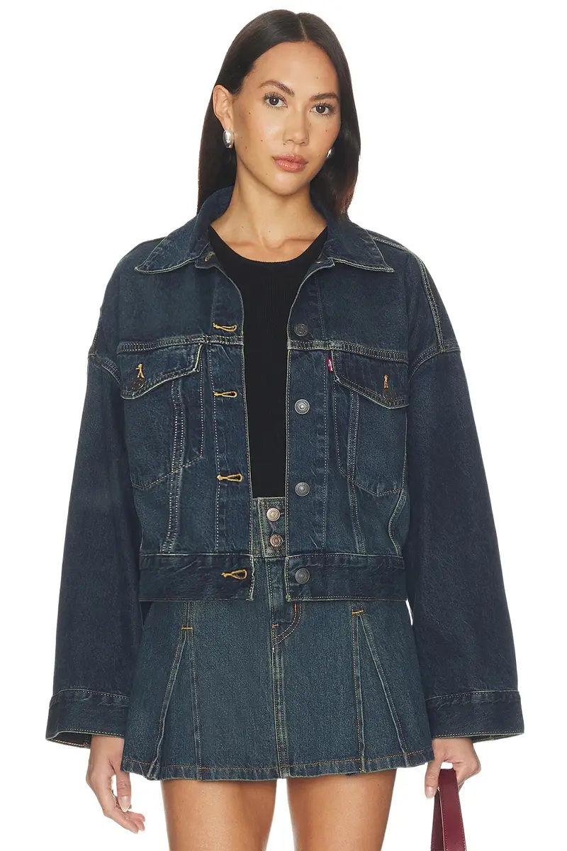 Levi's Loose Crop Trucker Jacket