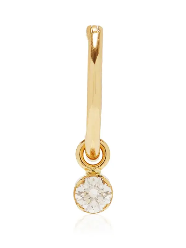 Lily 18K Yellow Gold Diamond Single Earring