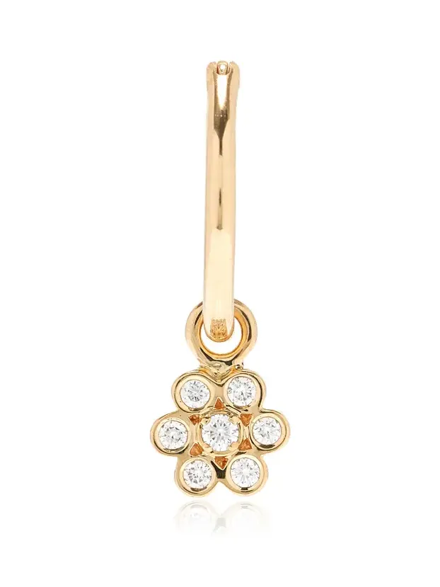 Lily 18K Yellow Gold Diamond Single Earring Lily 18K Yellow Gold Diamond Single Earring