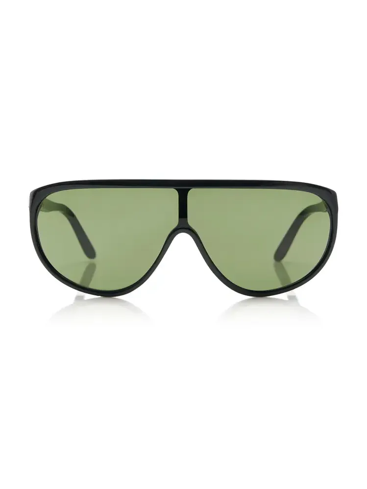 TOTEME Shield Aviator-Frame Acetate Sunglasses