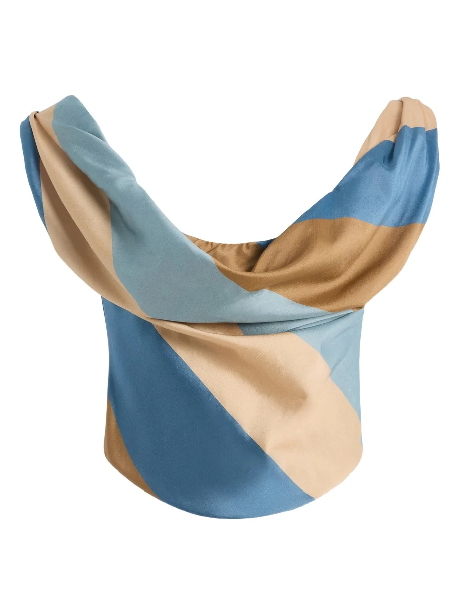 Staud Exclusive Olivia Silk Top