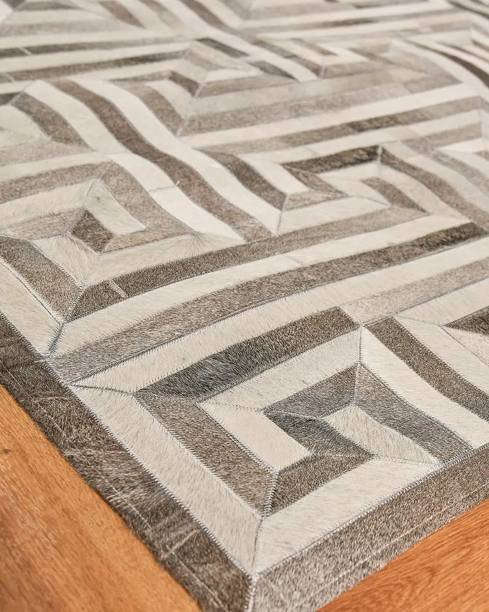 Exquisite Rugs Cityscape Hairhide Rug, 5 ' x 8 ' | Thumbnail 3 Exquisite Rugs Cityscape Hairhide Rug, 5 ' x 8 ' | Thumbnail 3