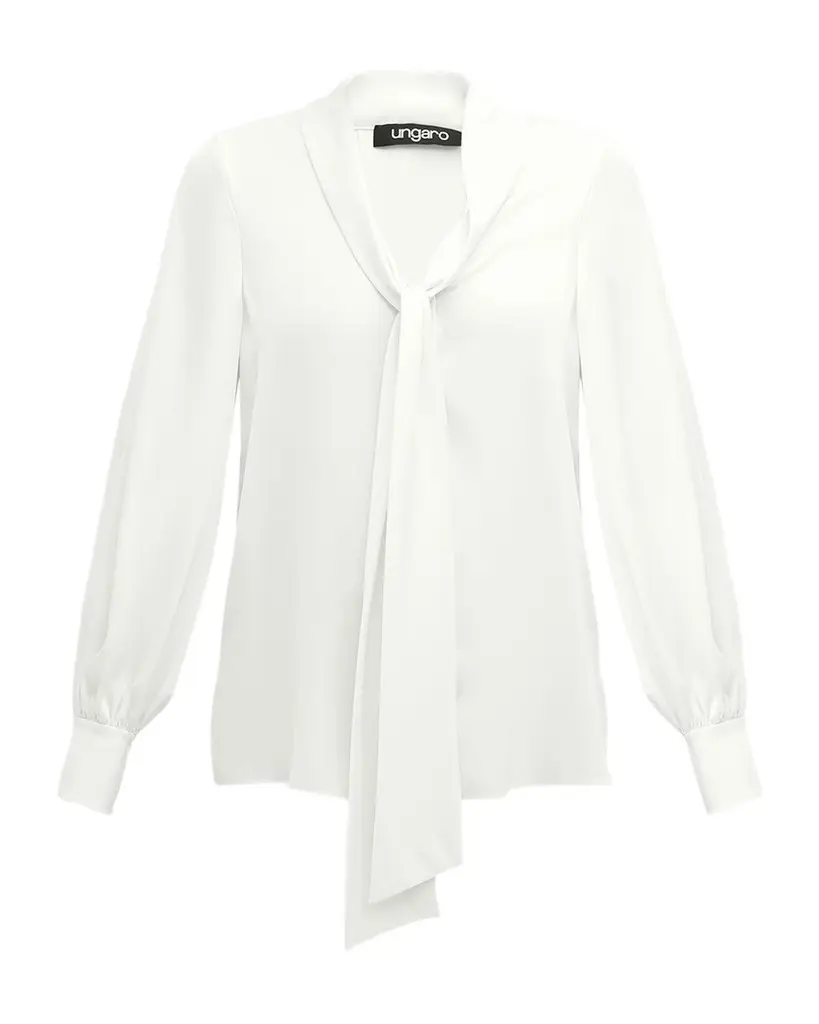 Ungaro Ella Tie-Neck Silk Blouse | Image 1 Ungaro Ella Tie-Neck Silk Blouse | Image 1