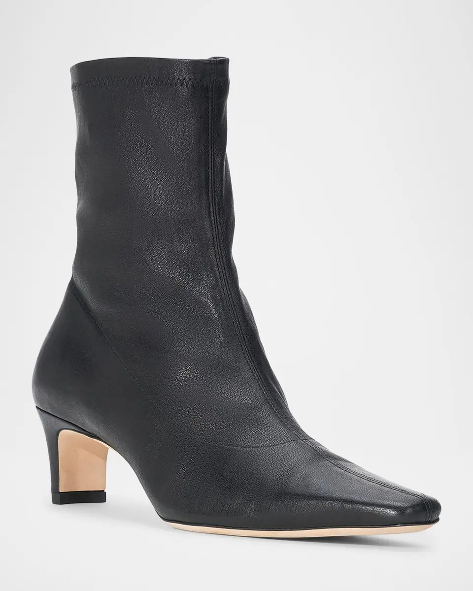 Staud Wally Leather Sock Ankle Boots | Thumbnail 2 Staud Wally Leather Sock Ankle Boots | Thumbnail 2