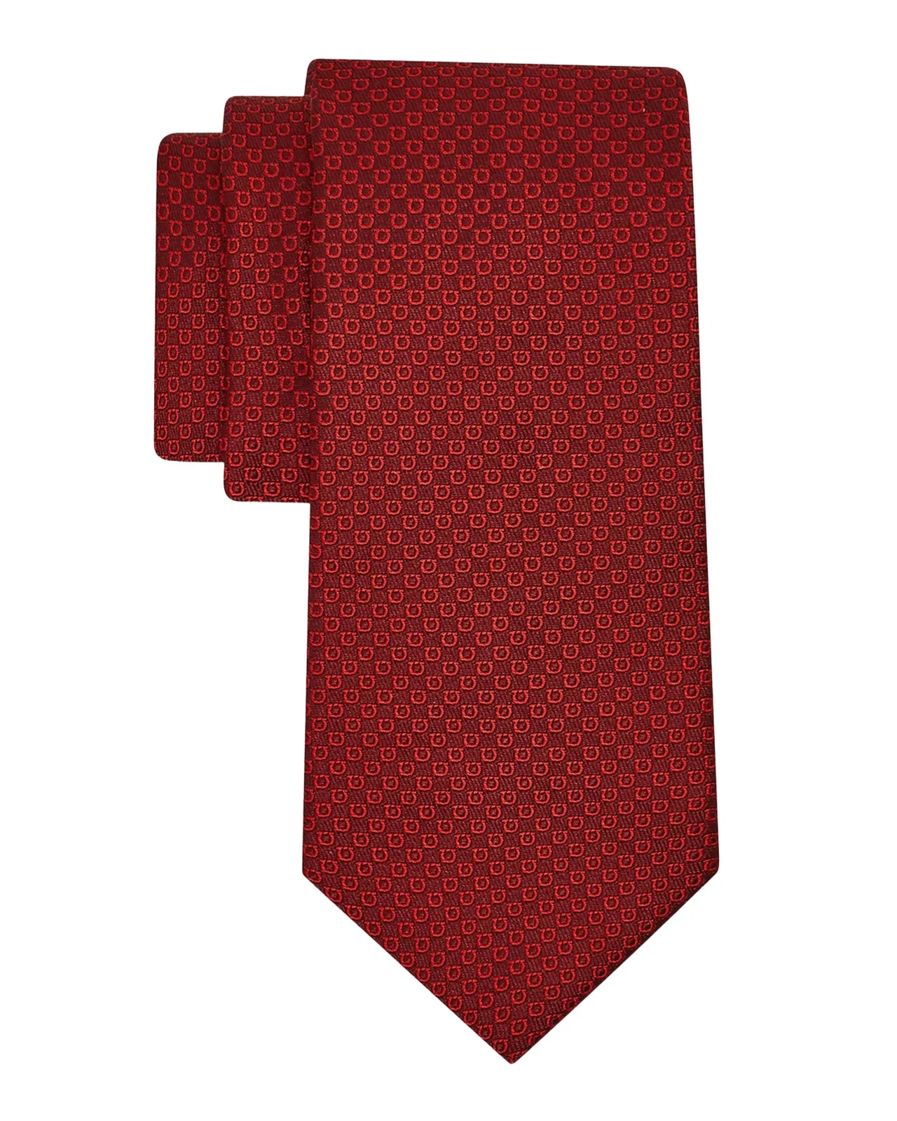 Ferragamo Men's Micro-Gancio Silk Tie