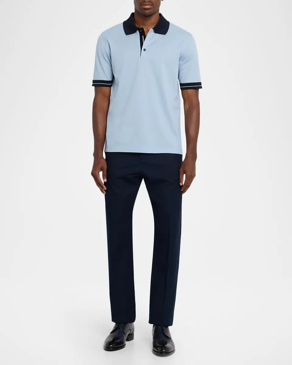 Ferragamo Men's Cotton and Cashmere Chino Pants | Thumbnail 2 Ferragamo Men's Cotton and Cashmere Chino Pants | Thumbnail 2