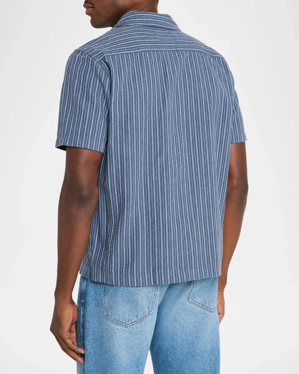 RAILS Men's Ely Multi-Stripe Short-Sleeve Shirt | Thumbnail 3 RAILS Men's Ely Multi-Stripe Short-Sleeve Shirt | Thumbnail 3