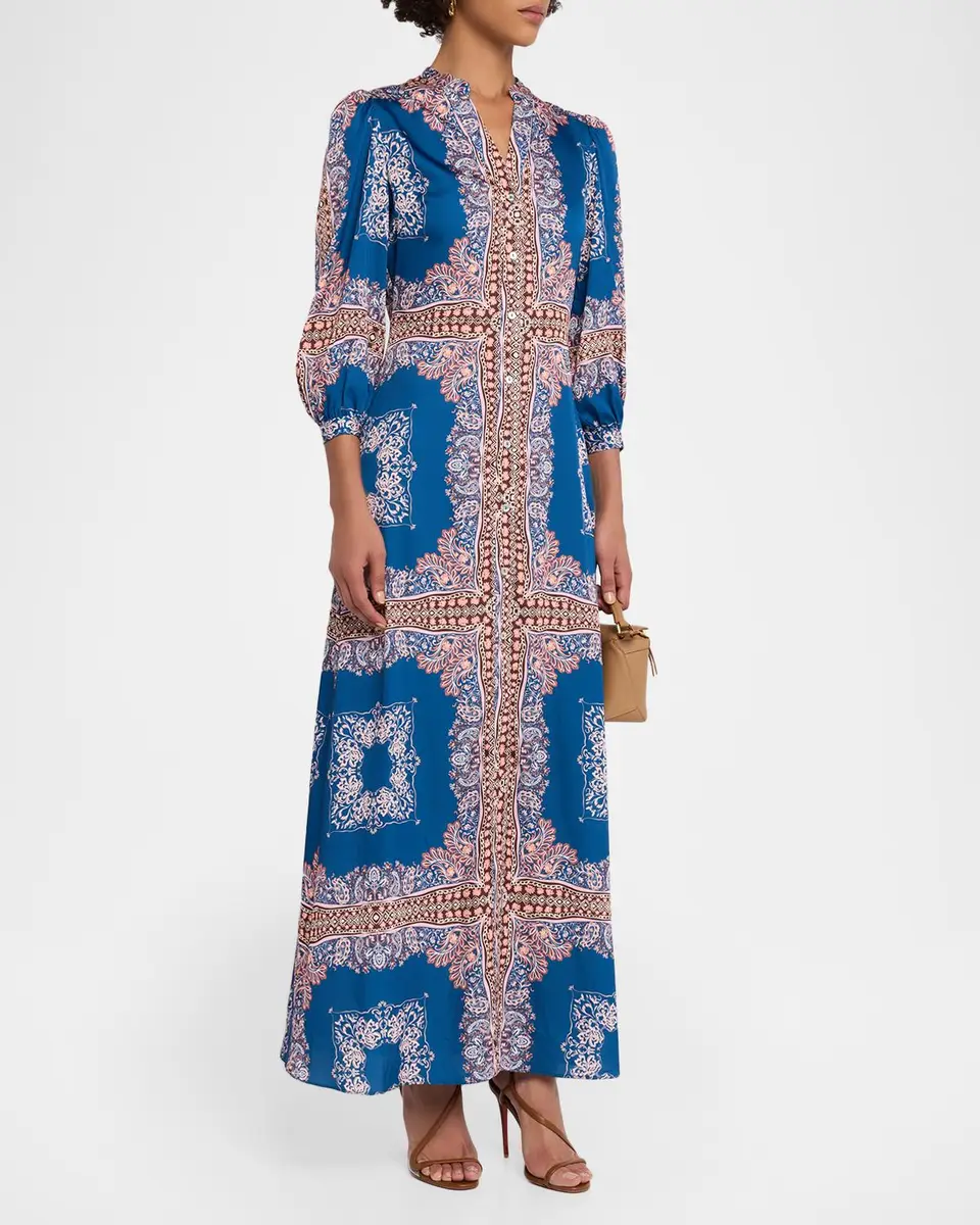Misa Los Angeles Farrah Printed Maxi Dress | Thumbnail 4 Misa Los Angeles Farrah Printed Maxi Dress | Thumbnail 4