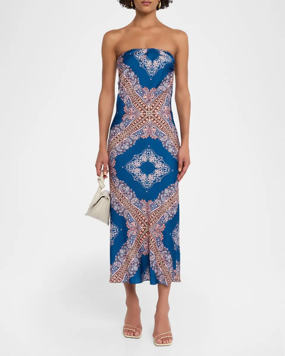 Misa Los Angeles Thara Strapless Midi Dress | Thumbnail 2 Misa Los Angeles Thara Strapless Midi Dress | Thumbnail 2
