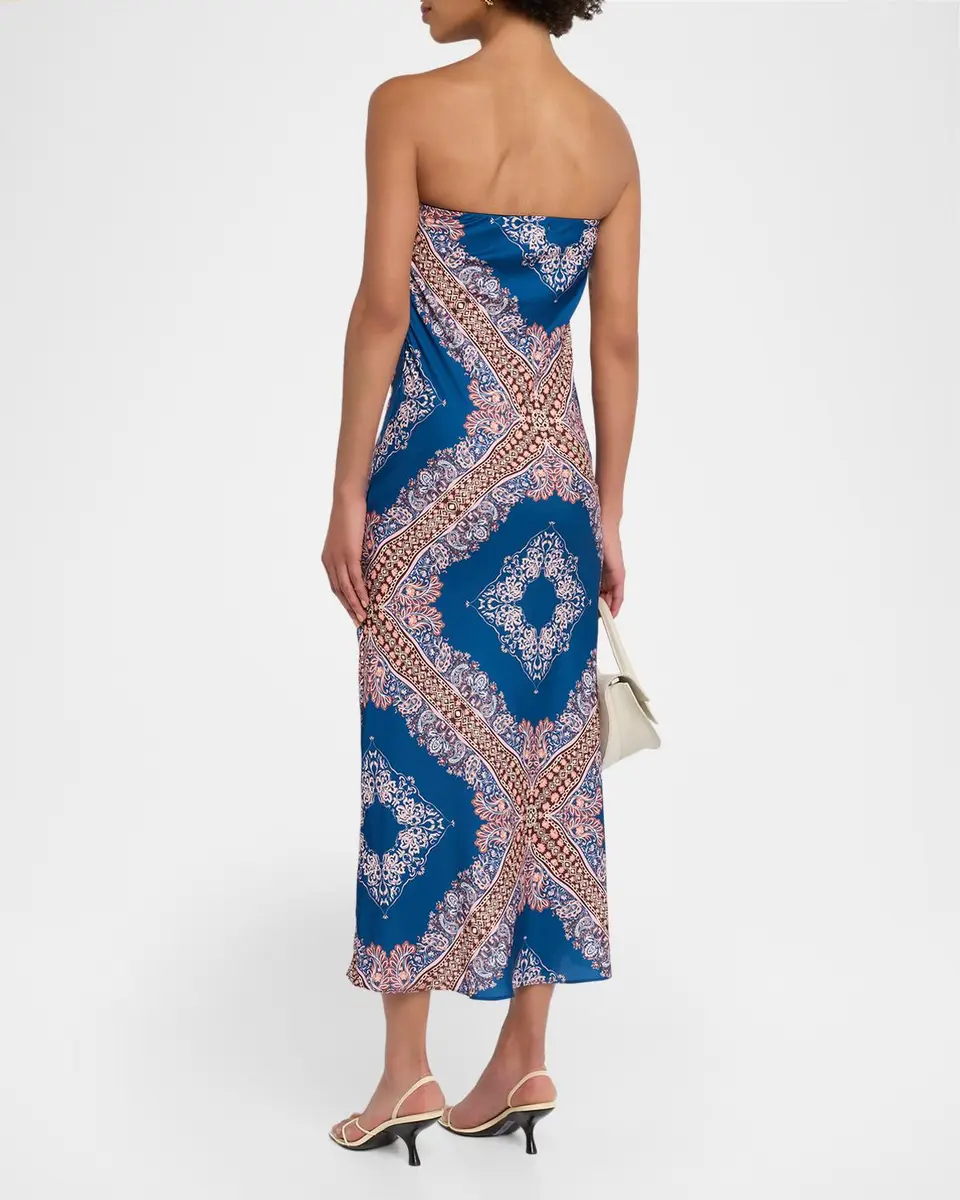 Misa Los Angeles Thara Strapless Midi Dress | Thumbnail 3 Misa Los Angeles Thara Strapless Midi Dress | Thumbnail 3