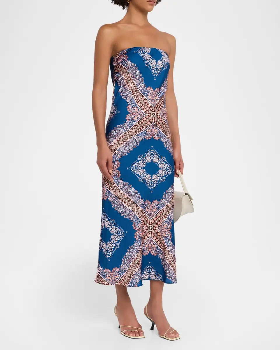 Misa Los Angeles Thara Strapless Midi Dress | Thumbnail 4 Misa Los Angeles Thara Strapless Midi Dress | Thumbnail 4