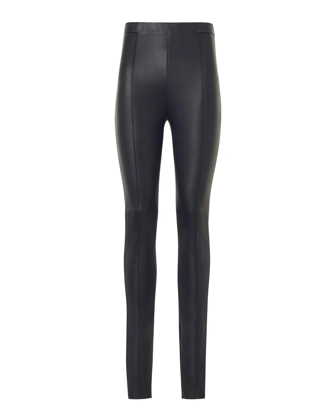 Flame Leather Skinny-Leg Ankle Pants