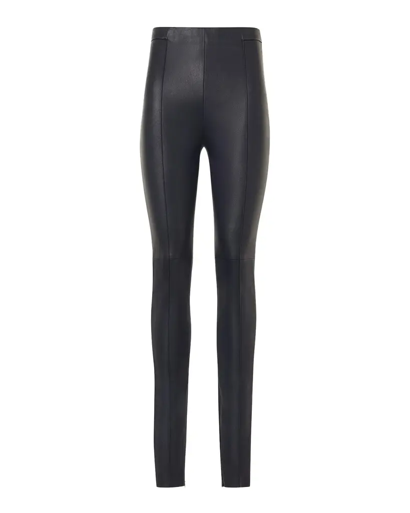 Akris Flame Leather Skinny-Leg Ankle Pants | Image 1 Akris Flame Leather Skinny-Leg Ankle Pants | Image 1