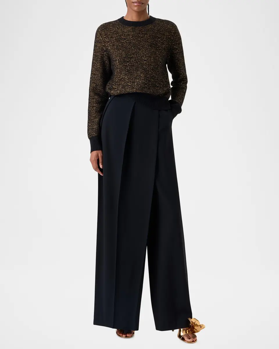 Akris Cashmere Metallic Knit Sweater | Thumbnail 2