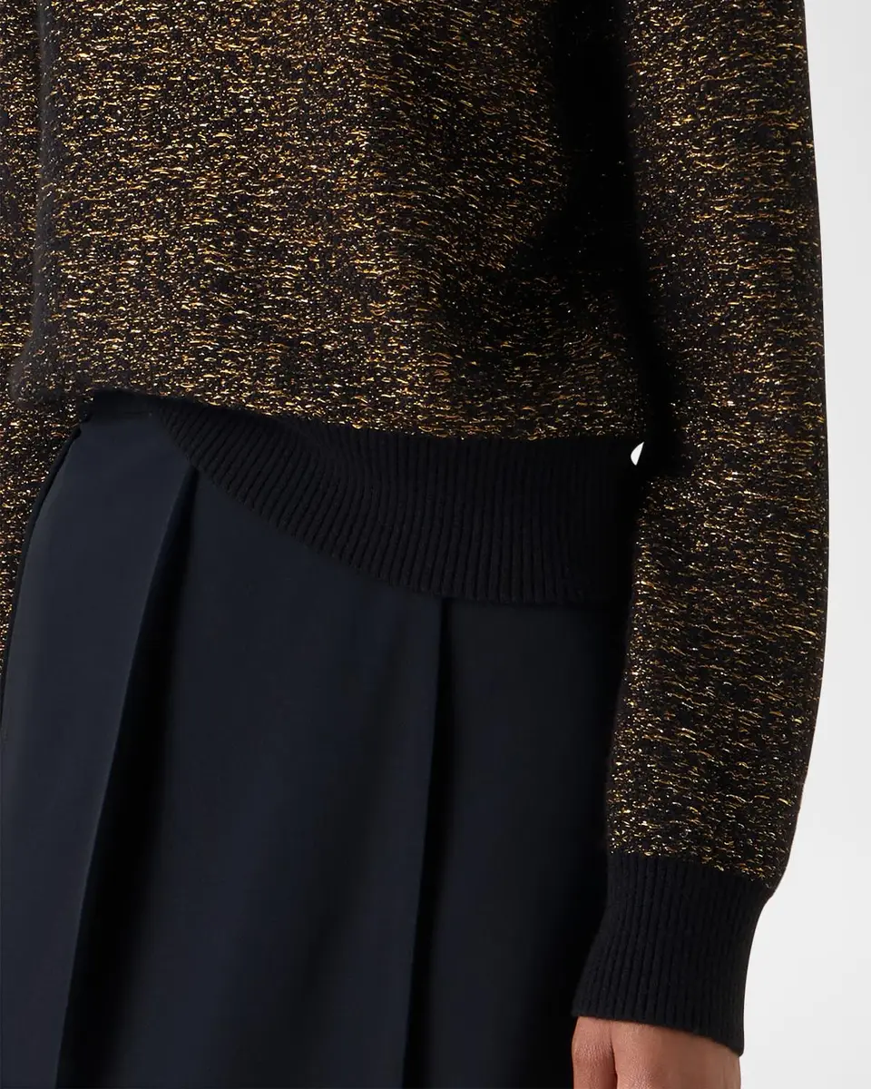 Akris Cashmere Metallic Knit Sweater | Thumbnail 5