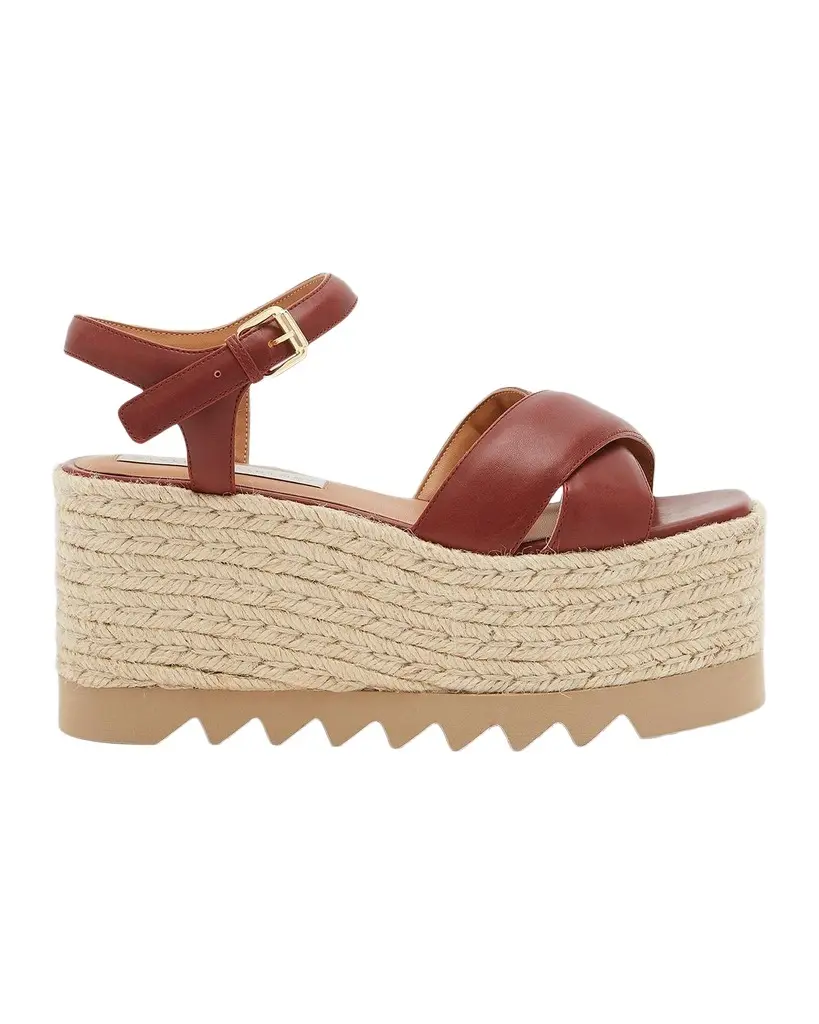 Stella McCartney Elyse Espadrille Wedge Sandals | Image 1 Stella McCartney Elyse Espadrille Wedge Sandals | Image 1