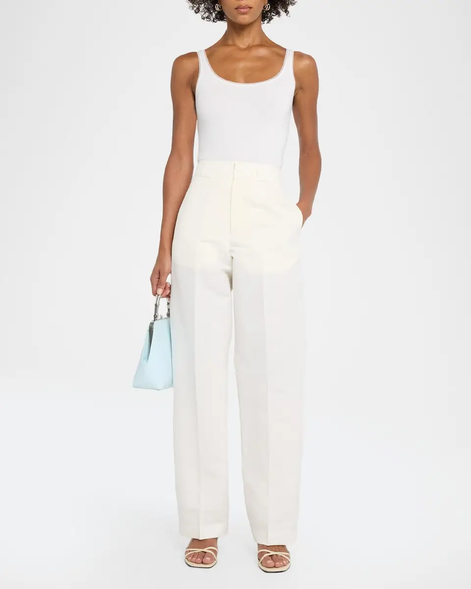 FFORME Nahla Cotton-Silk Faille Straight-Leg Utility Trousers | Thumbnail 2 FFORME Nahla Cotton-Silk Faille Straight-Leg Utility Trousers | Thumbnail 2