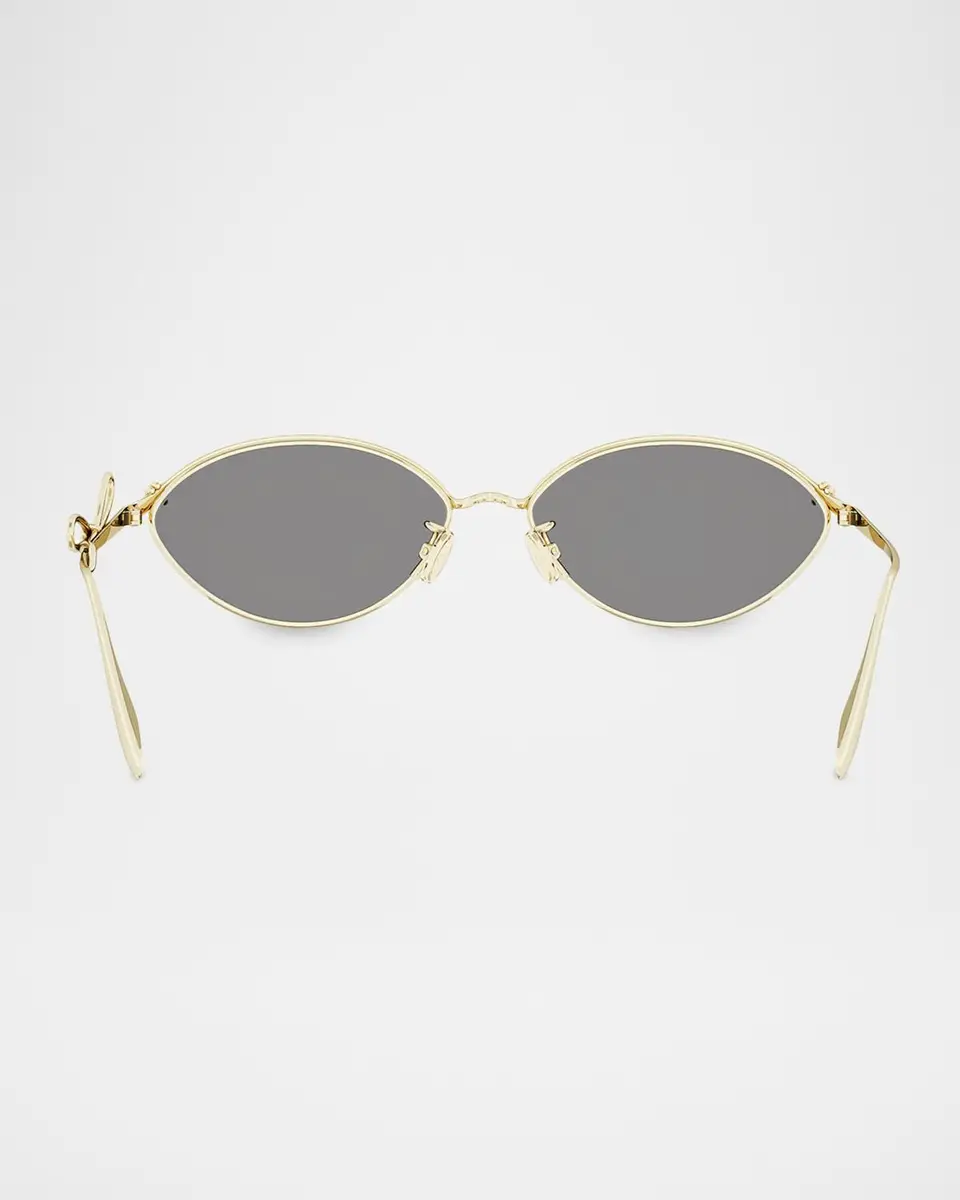 Dior Bow R1U Metal Oval Sunglasses | Thumbnail 5