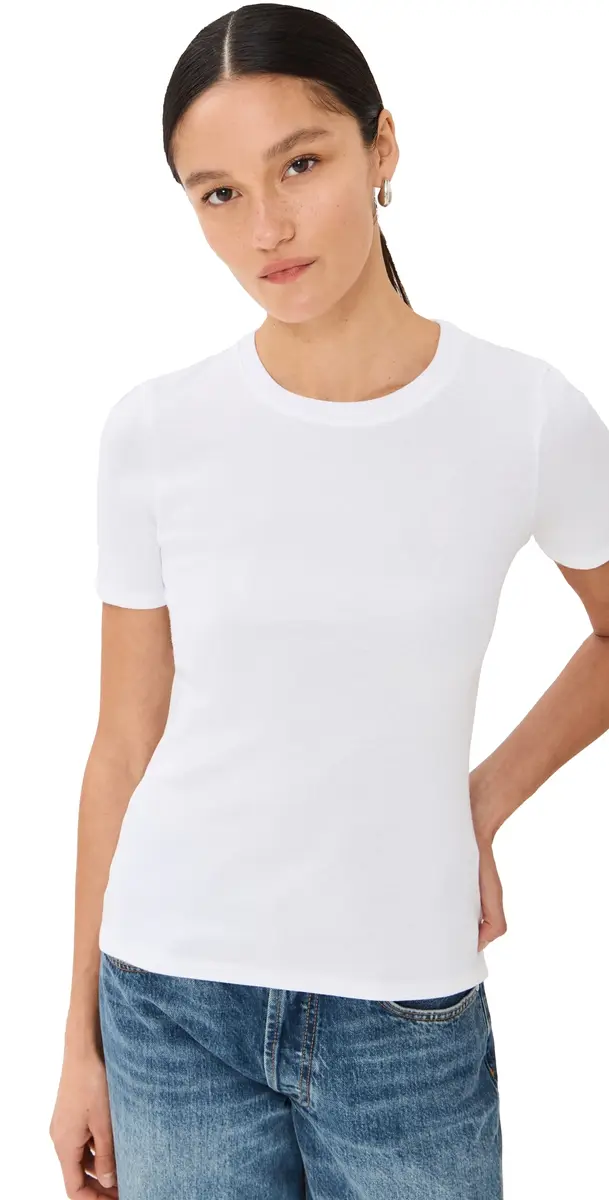 Nili Lotan Elin Tee White | Image 1 Nili Lotan Elin Tee White | Image 1