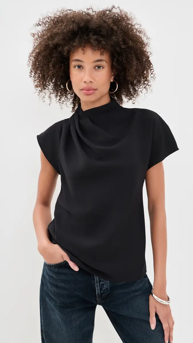 Staud Davina Blouse Black 00 | Thumbnail 2 Staud Davina Blouse Black 00 | Thumbnail 2