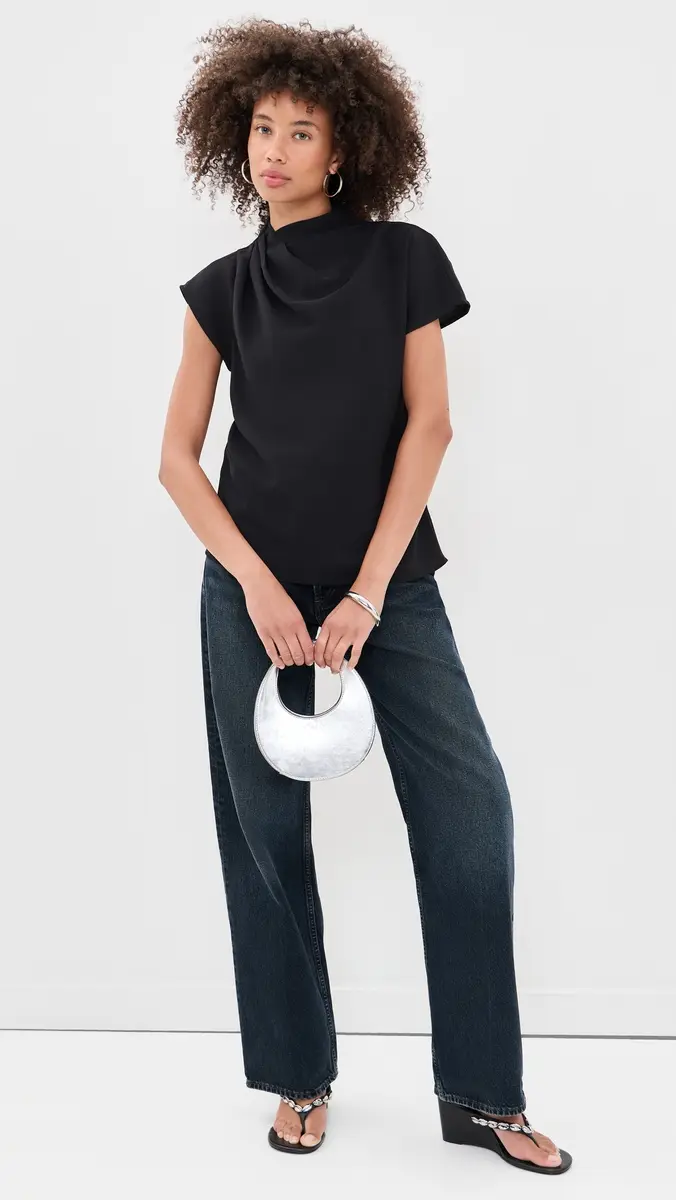 Staud Davina Blouse Black 00 | Thumbnail 5 Staud Davina Blouse Black 00 | Thumbnail 5