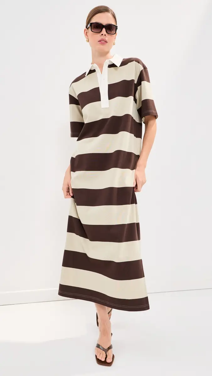 LE BOP Nell Oversized Polo Maxi Dress | Thumbnail 2