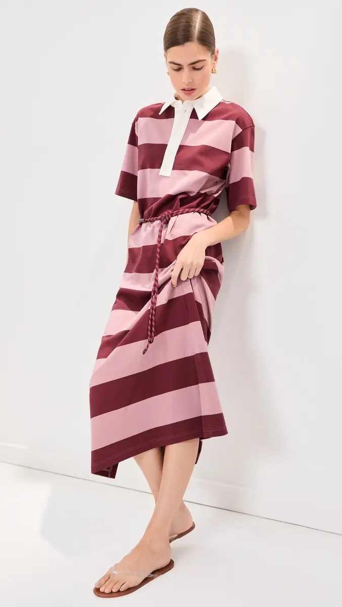 LE BOP Nell Oversized Polo Maxi Dress | Thumbnail 2
