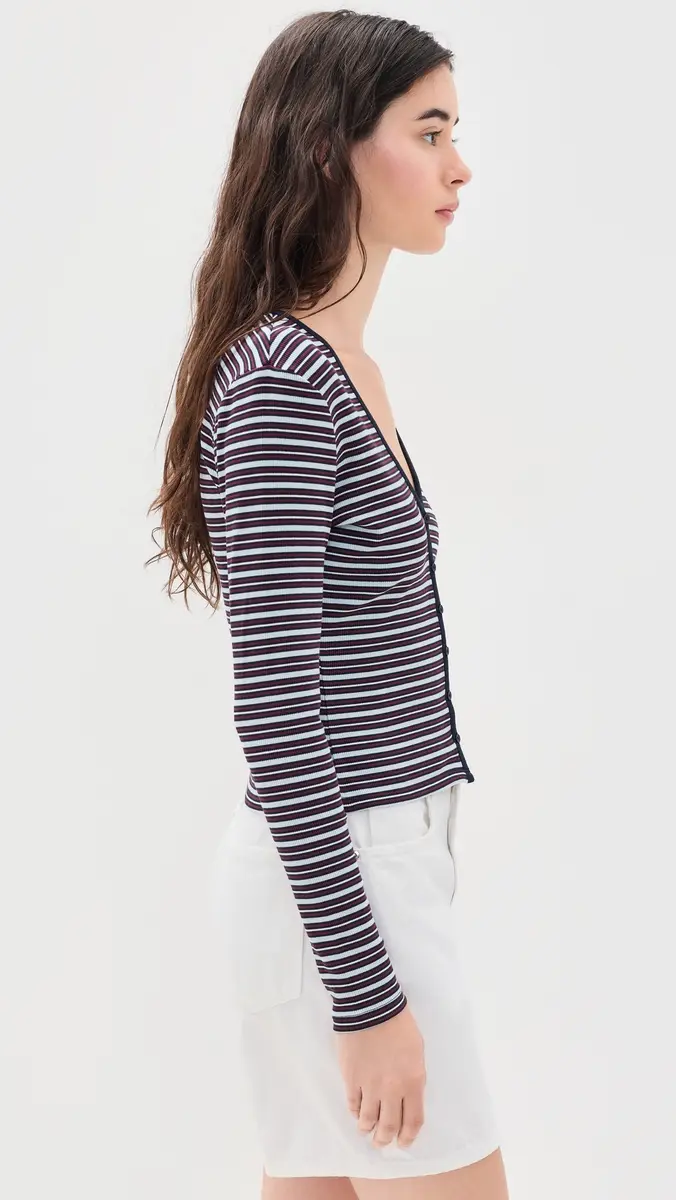 GOOD AMERICAN The Rib Cardigan | Thumbnail 4