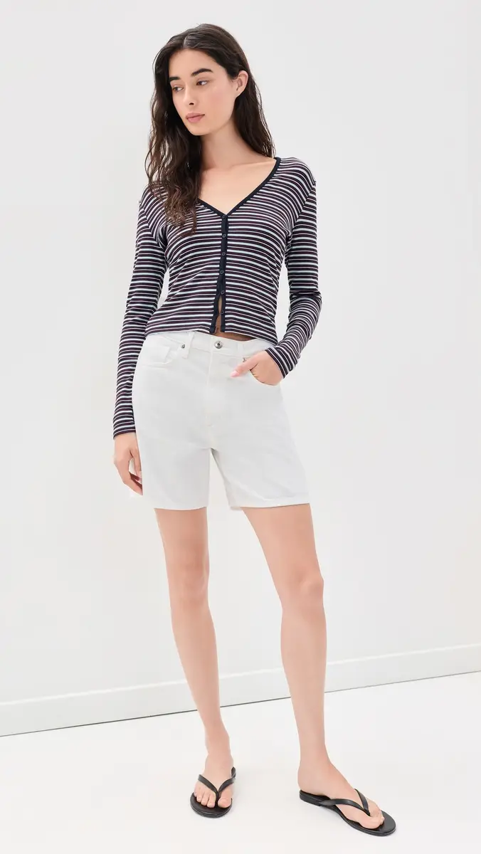 GOOD AMERICAN The Rib Cardigan | Thumbnail 5
