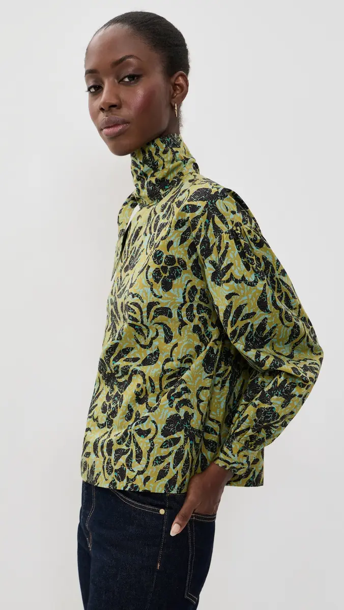 Ulla Johnson Pastel Long Sleeve Cotton Blouse | Thumbnail 4 Ulla Johnson Pastel Long Sleeve Cotton Blouse | Thumbnail 4