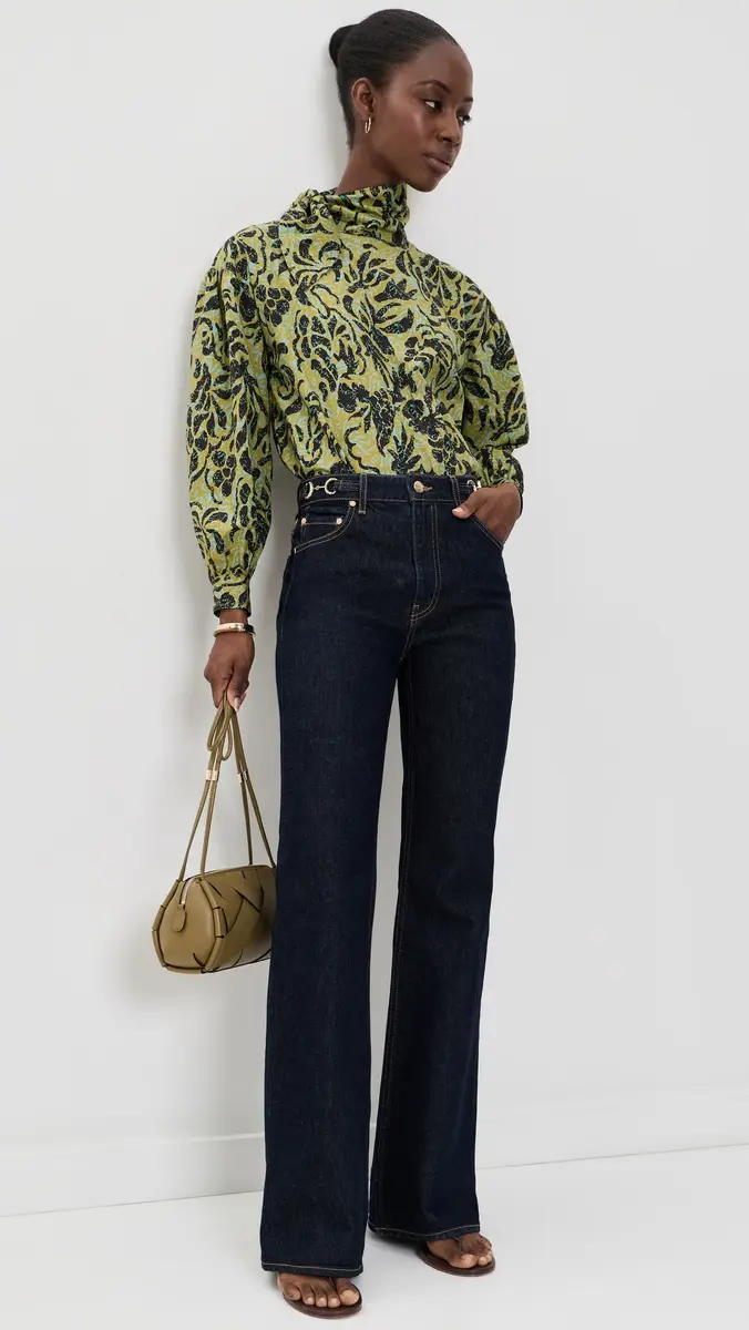Ulla Johnson Pastel Long Sleeve Cotton Blouse | Thumbnail 5 Ulla Johnson Pastel Long Sleeve Cotton Blouse | Thumbnail 5